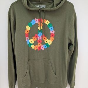 The Phluid Project Peace Flower Hoodie Size S